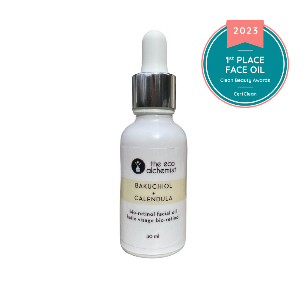 Huile visage au bakuchiol et au calendula bio-rétinol