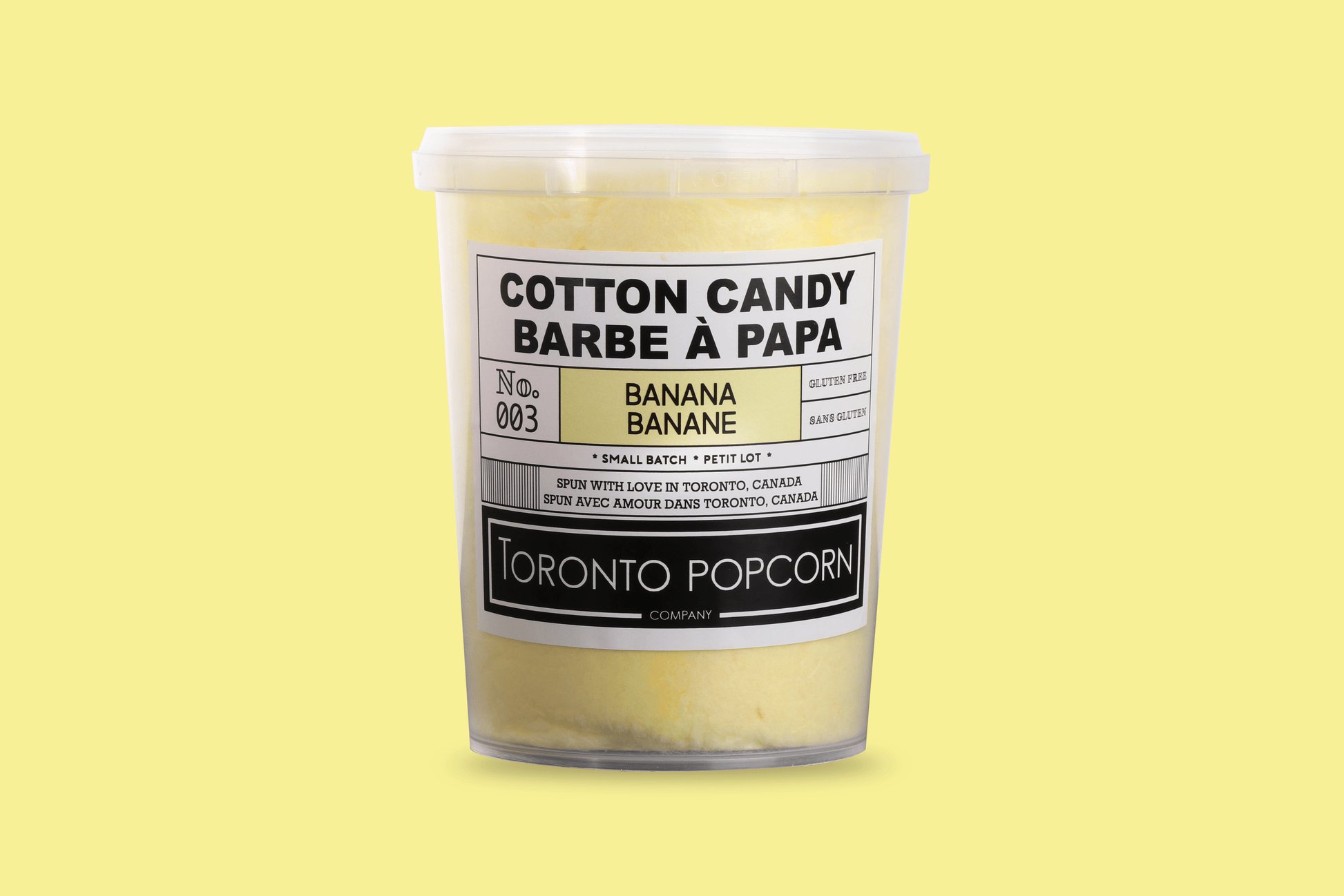 Barbe à papa à la banane