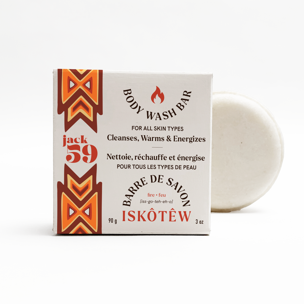 Savon nettoyant pour le corps Iskôtêw (Feu)