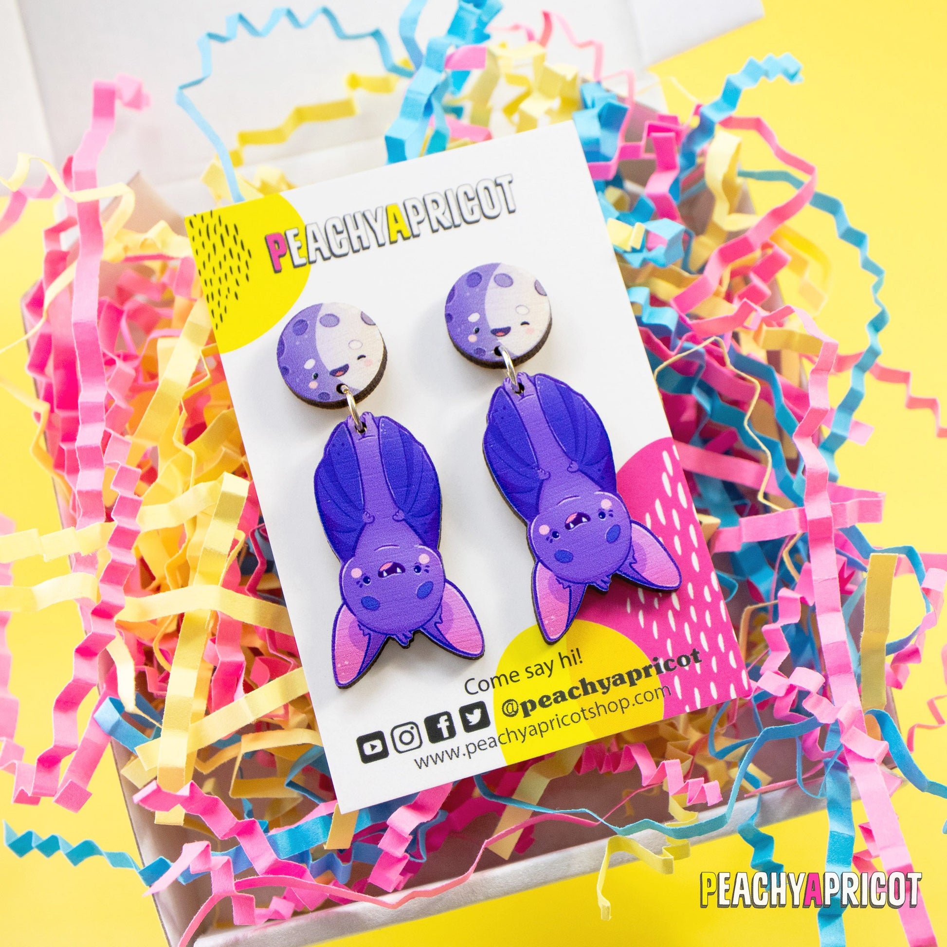 Cute Bat Dangle Earrings