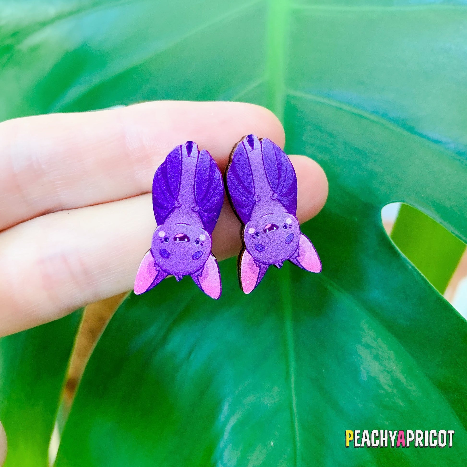 Boucles d'oreilles chauve-souris