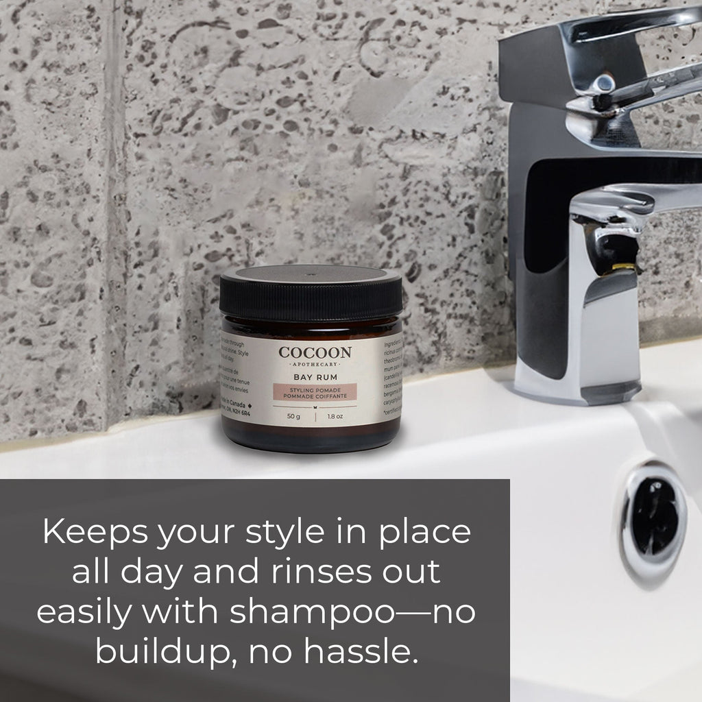 Pommade coiffante au rhum des Caraïbes