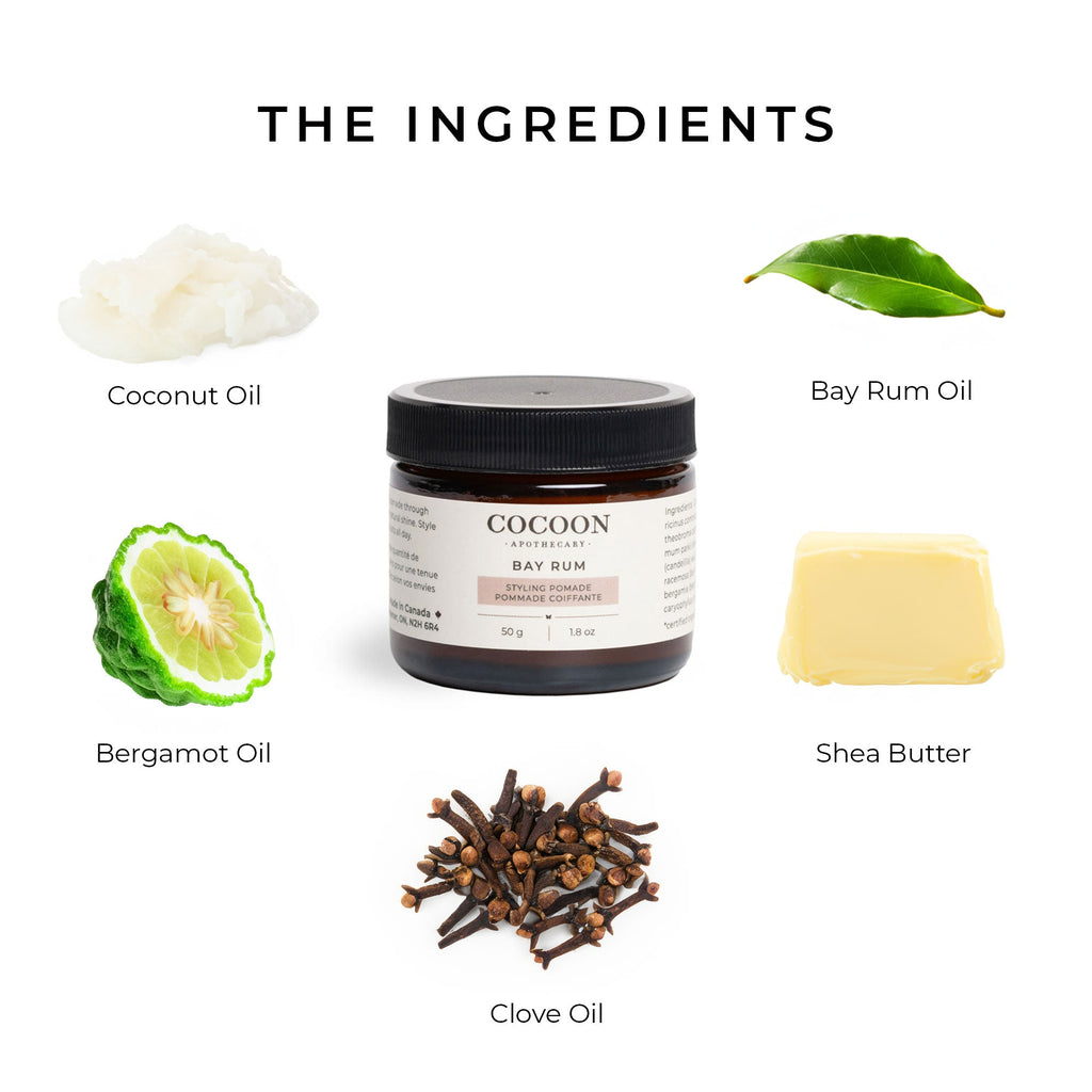 Pommade coiffante au rhum des Caraïbes