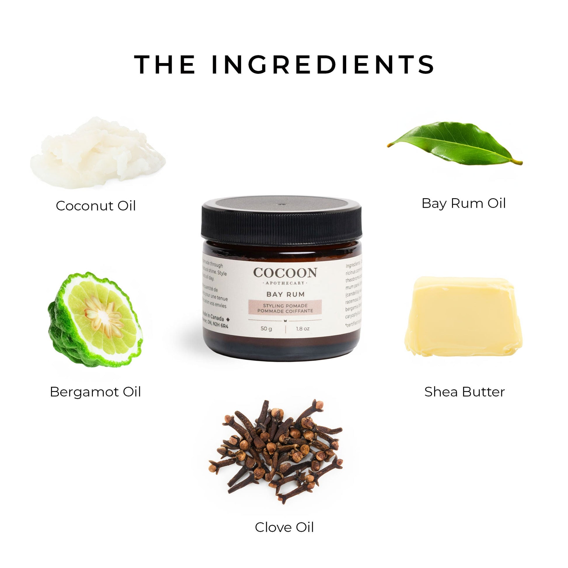 Pommade coiffante au rhum des Caraïbes