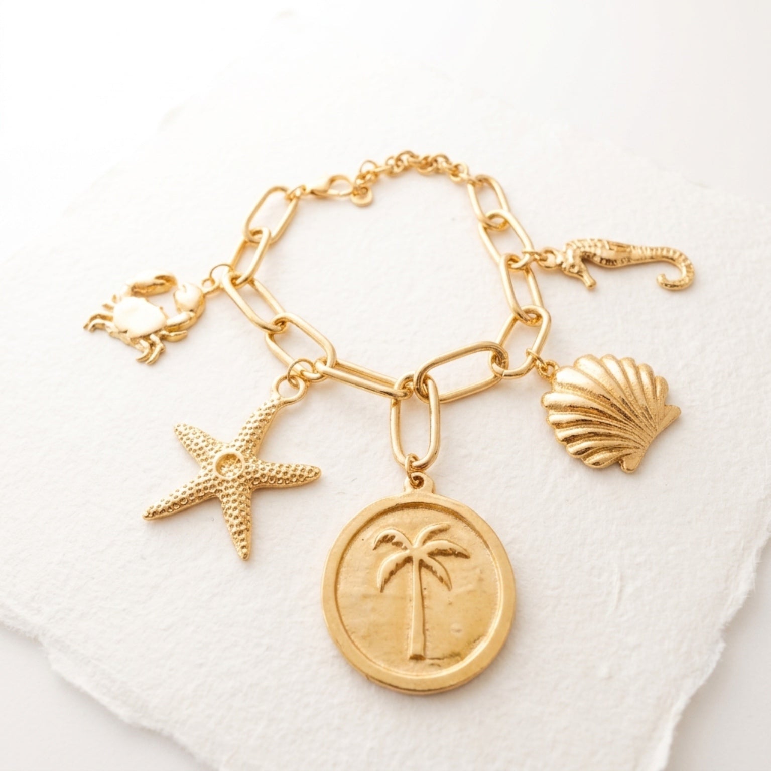 Playa Bracelet With Charms