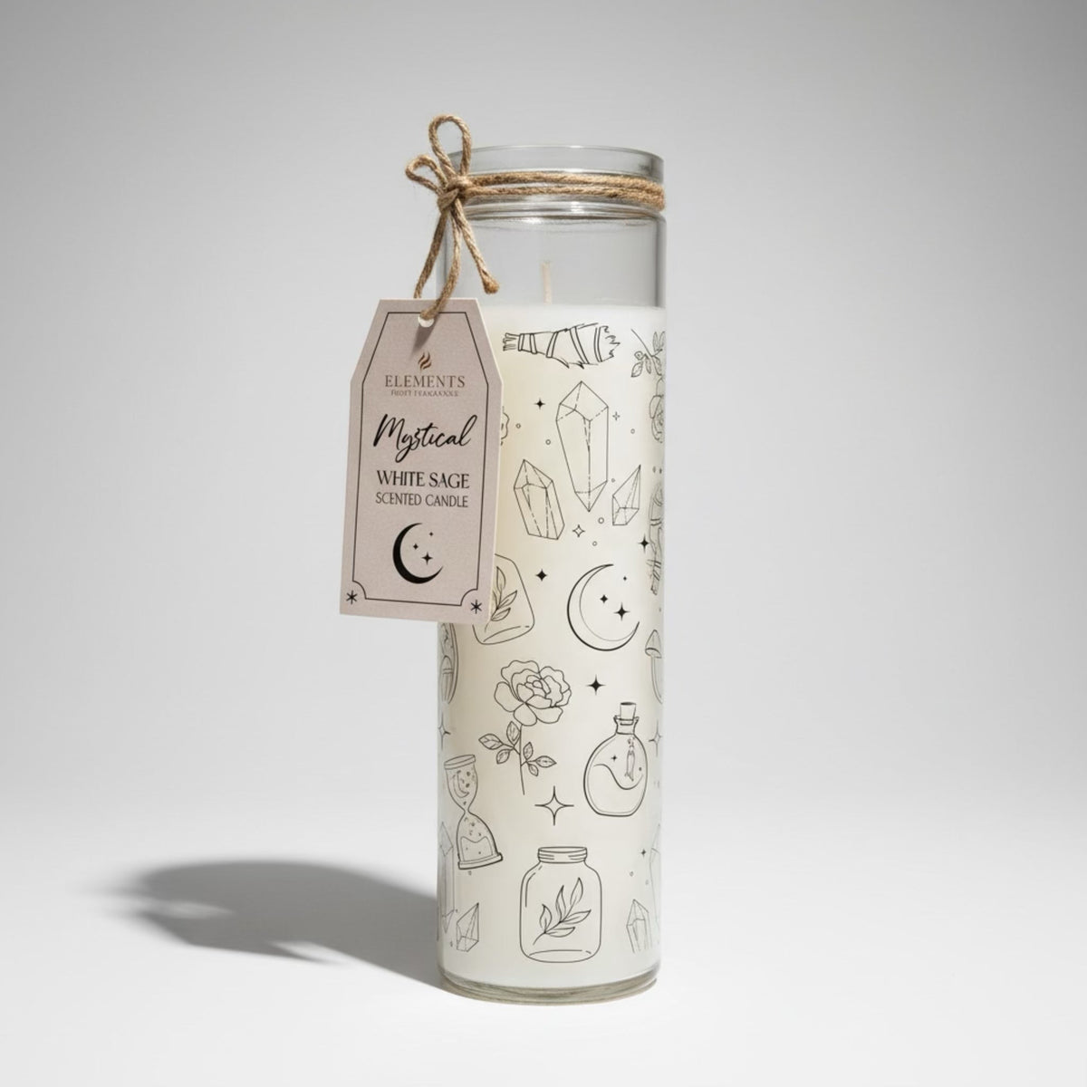 Mystical White Sage Tube Candle