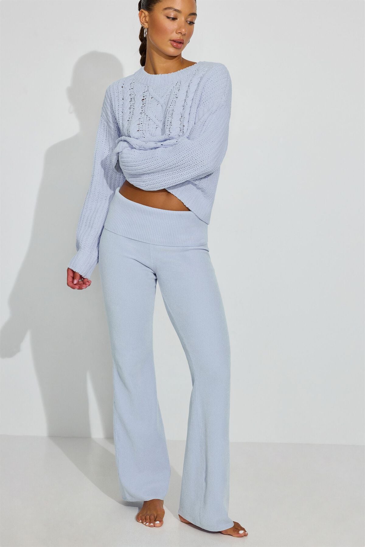 Pull surdimensionné en chenille