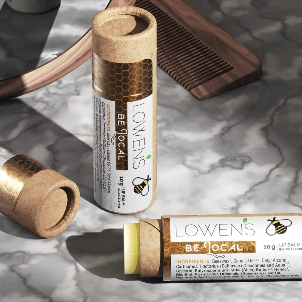 Baume à lèvres au miel local