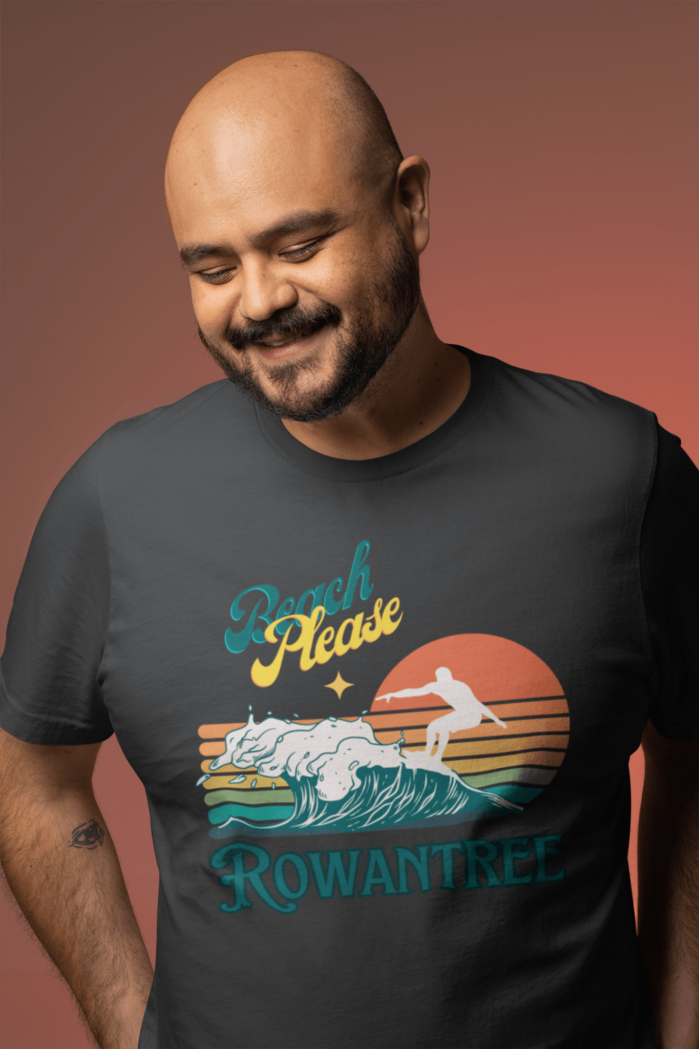 Beach Please Unisex T-Shirt – Ocean Cleanup Impact, Printed to Order in Canada