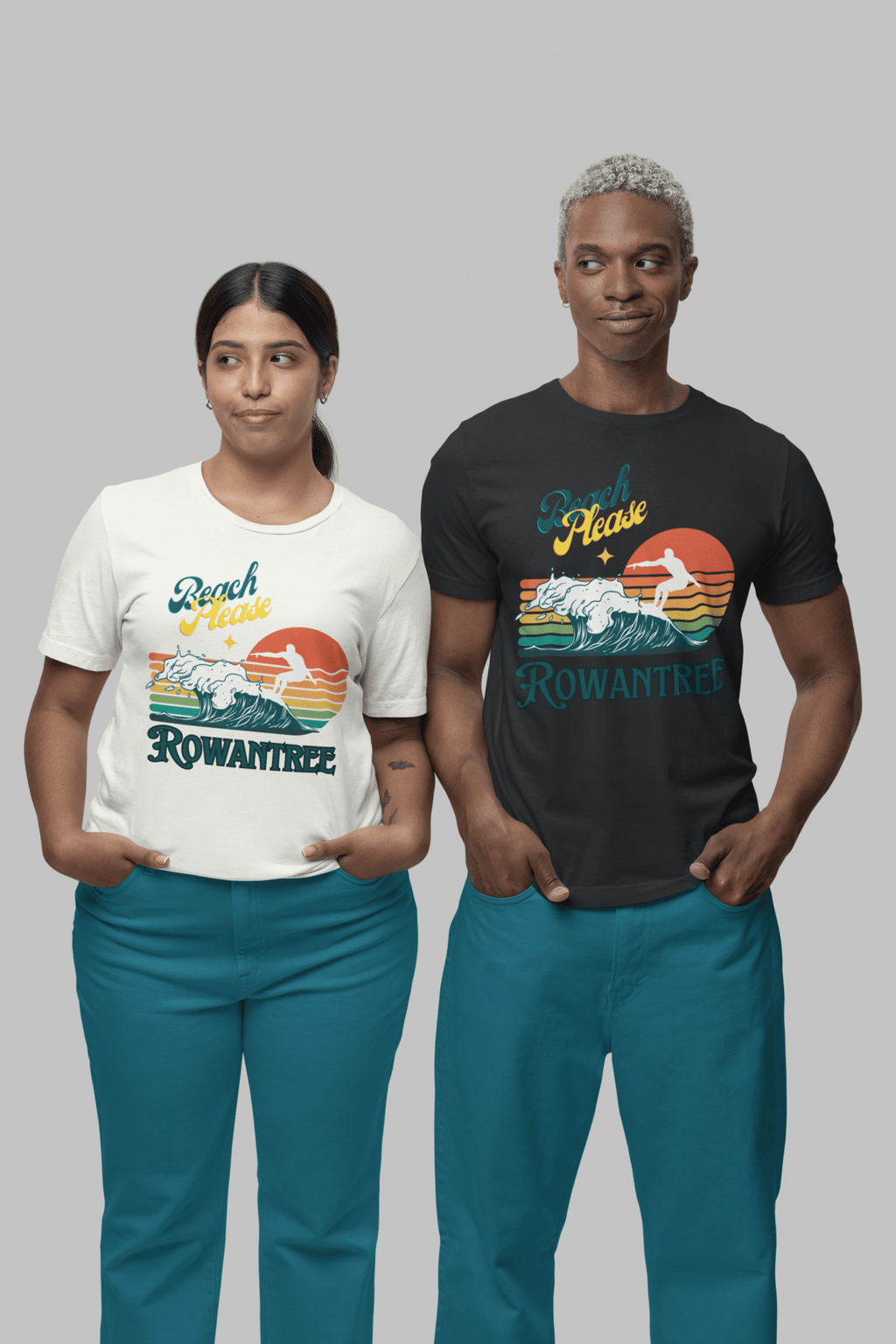 Beach Please Unisex T-Shirt – Ocean Cleanup Impact, Printed to Order in Canada