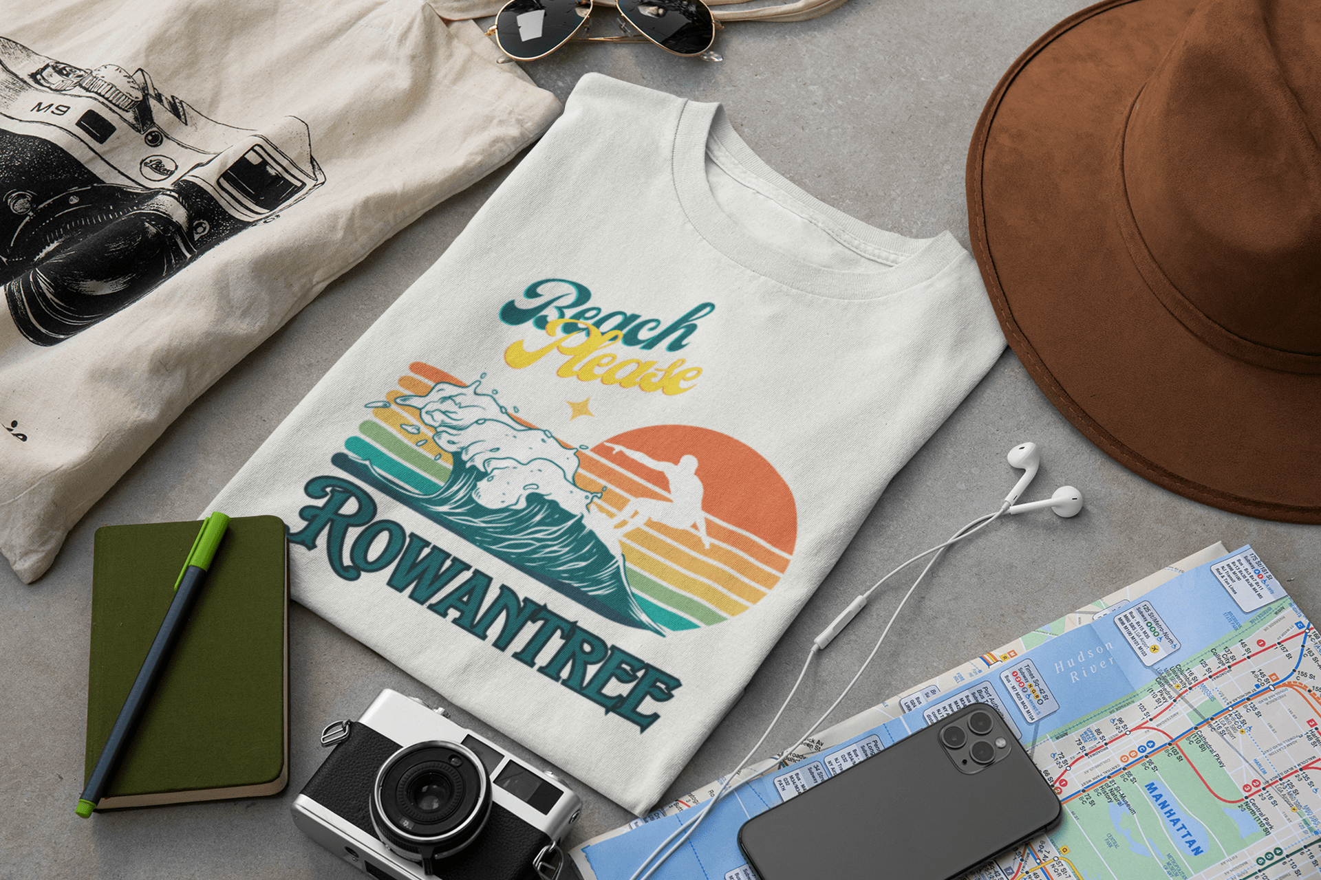 Beach Please Unisex Tee Rowantree