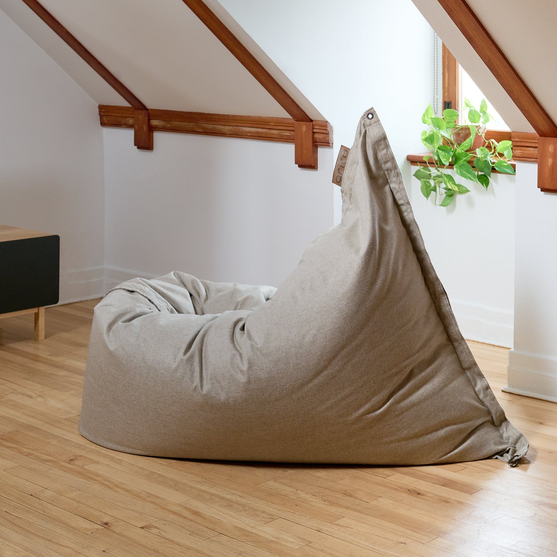 Classic Adult Bean Bag - Sepia