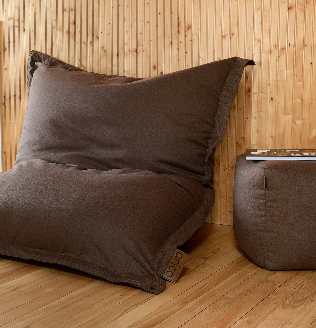 Classic Adult Bean Bag - Sepia