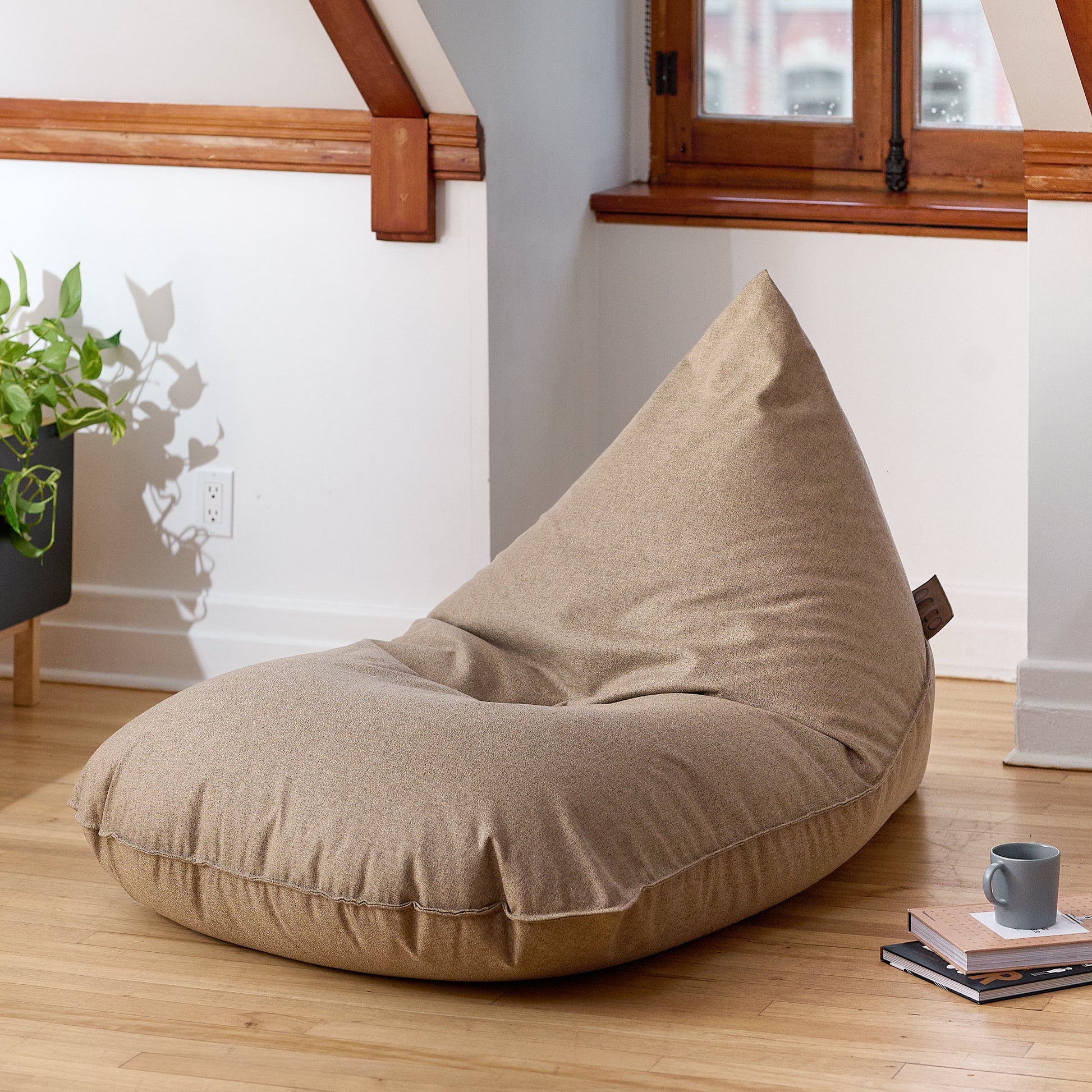 Adult Bean Bag Lounge - Sepia