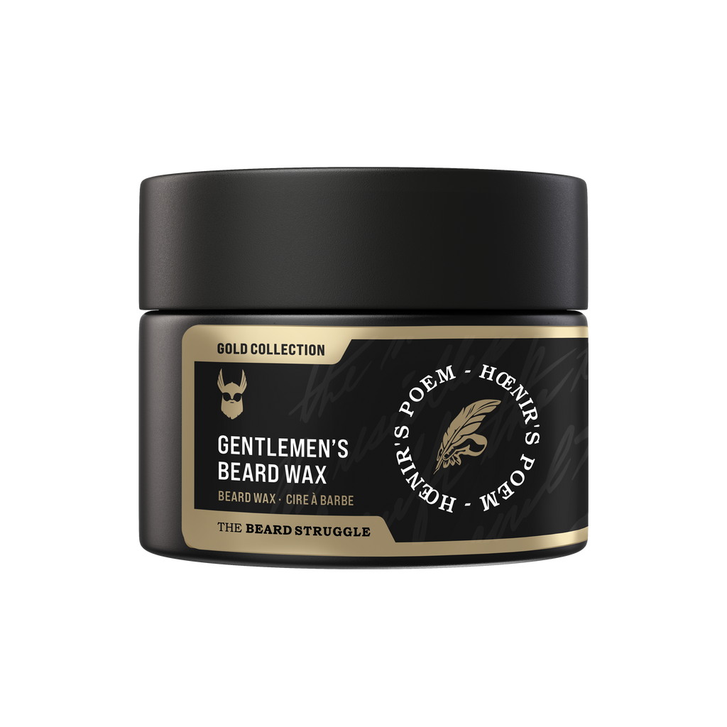 Clear Mustache Wax for a Natural Hold
