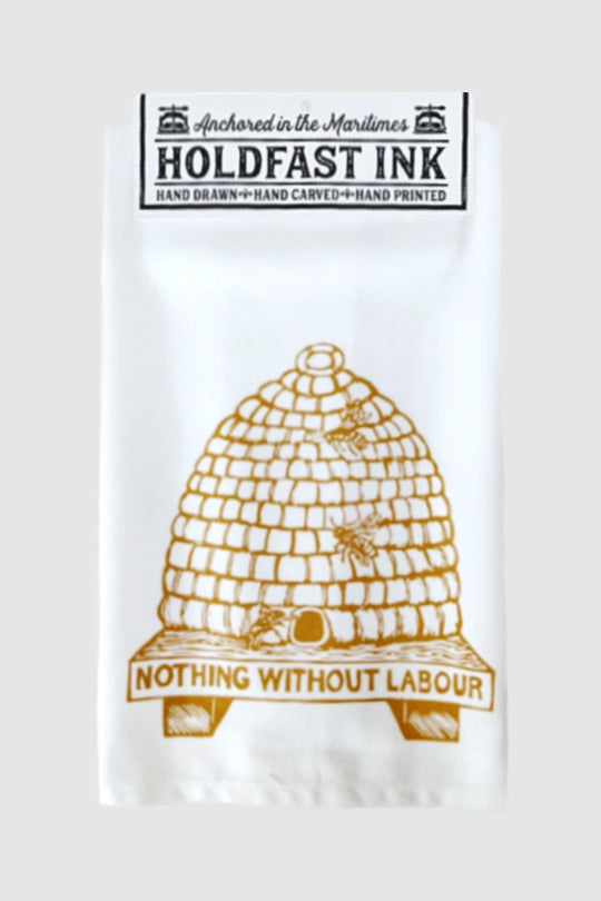 Bee Skep Tea Towel