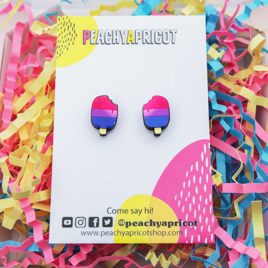 Boucles d'oreilles Bi Pride