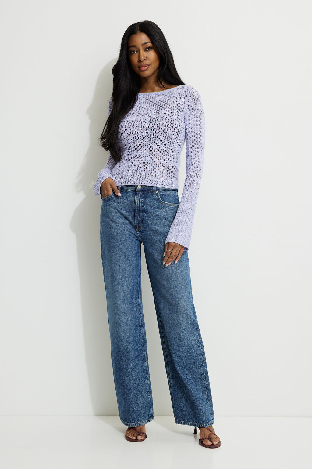 Pull au crochet Carlina