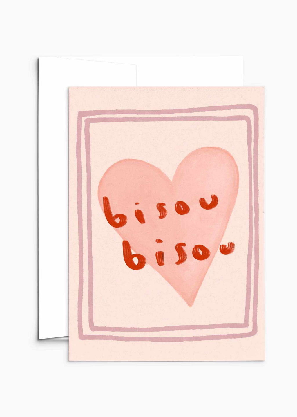 Kiss Kiss Greeting Card
