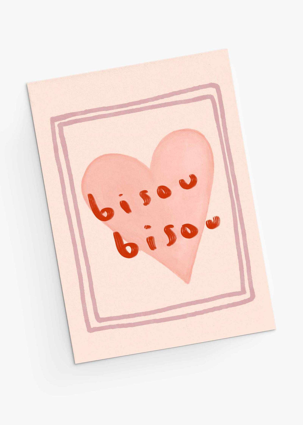 Kiss Kiss Greeting Card