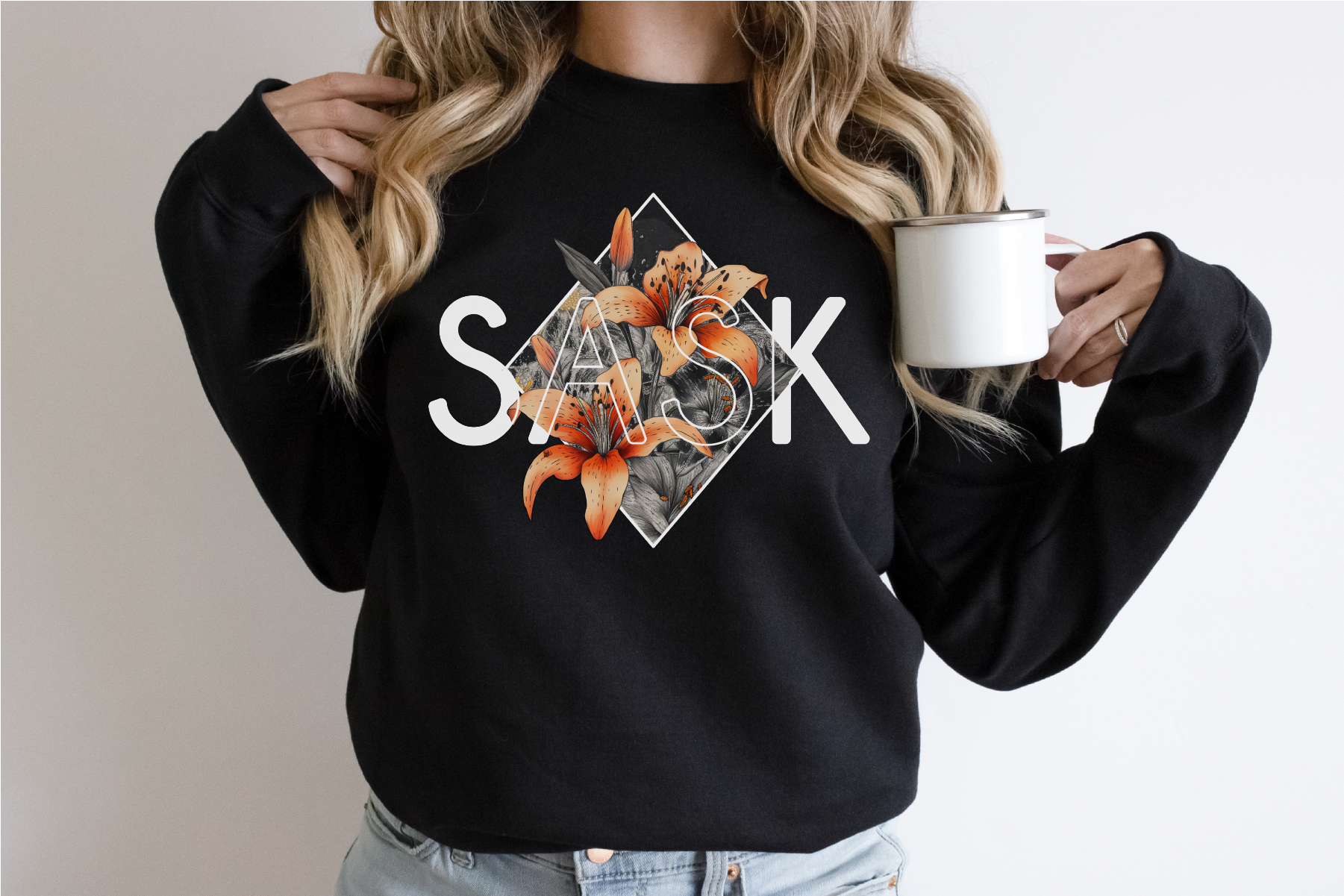 SASK Diamond Unisex Crewneck | Saskatchewan Apparel