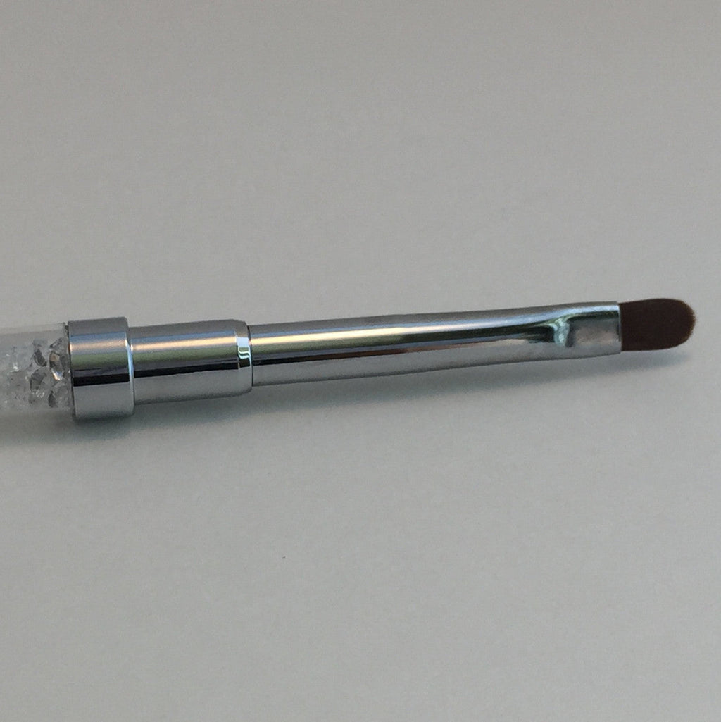 Clear Jelly Stamper - Pretty In Pink Bling Brush (double ended)