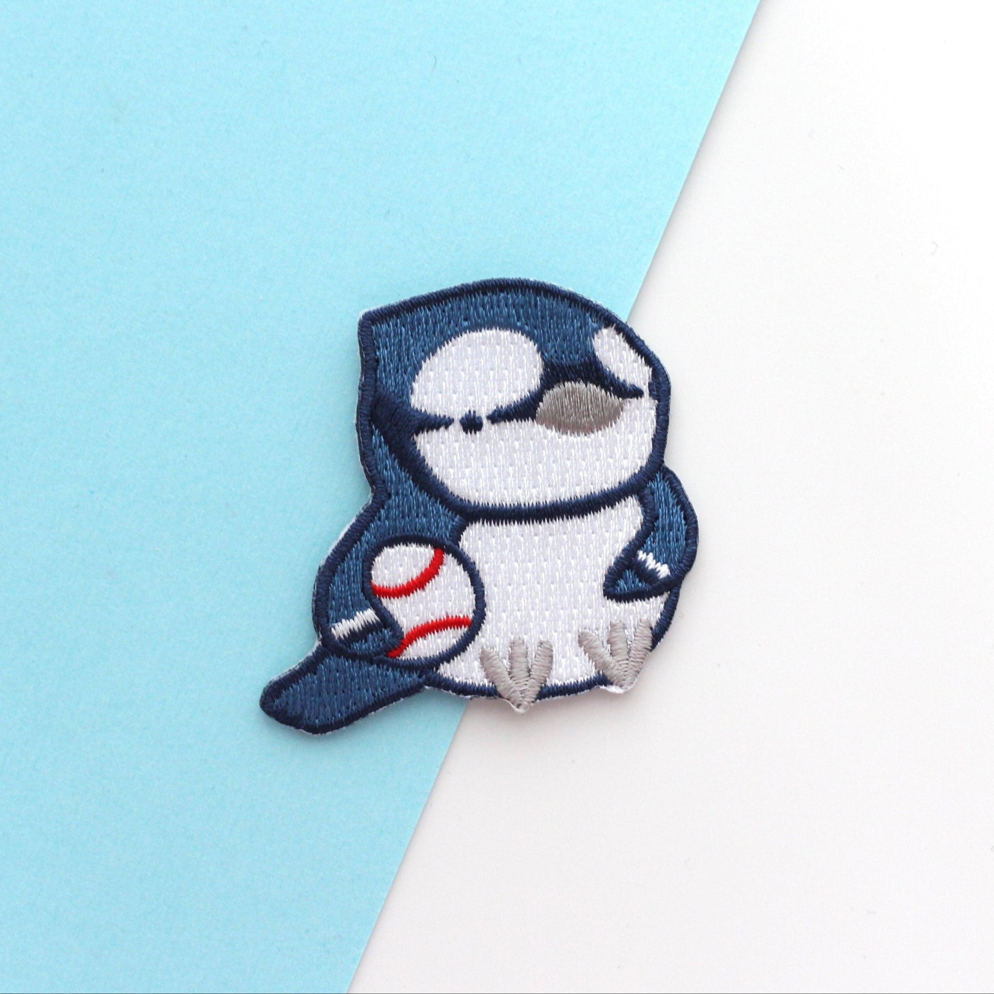 Patch thermocollant brodé Blue Jay Baseball pour jeans et vestes