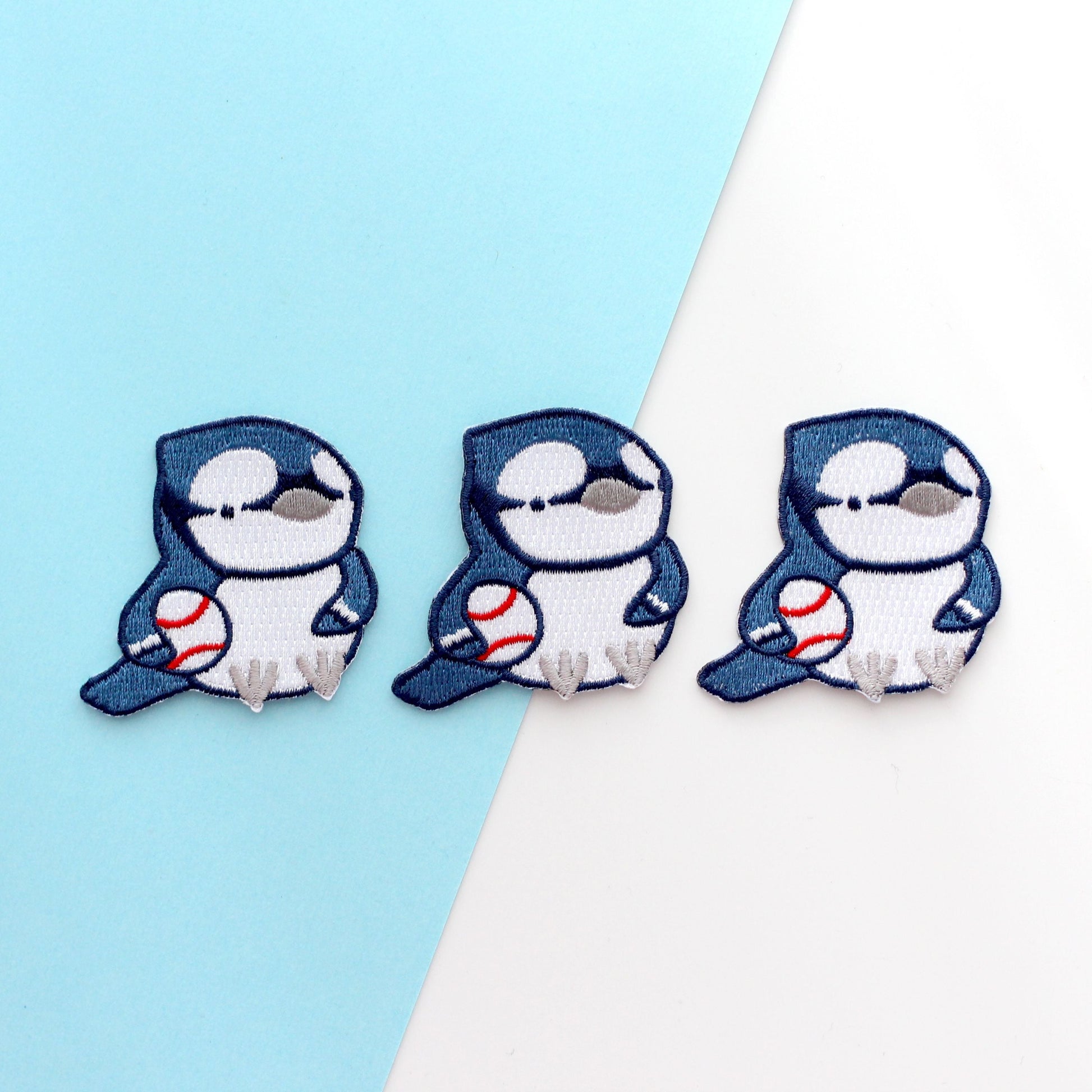 Patch thermocollant brodé Blue Jay Baseball pour jeans et vestes