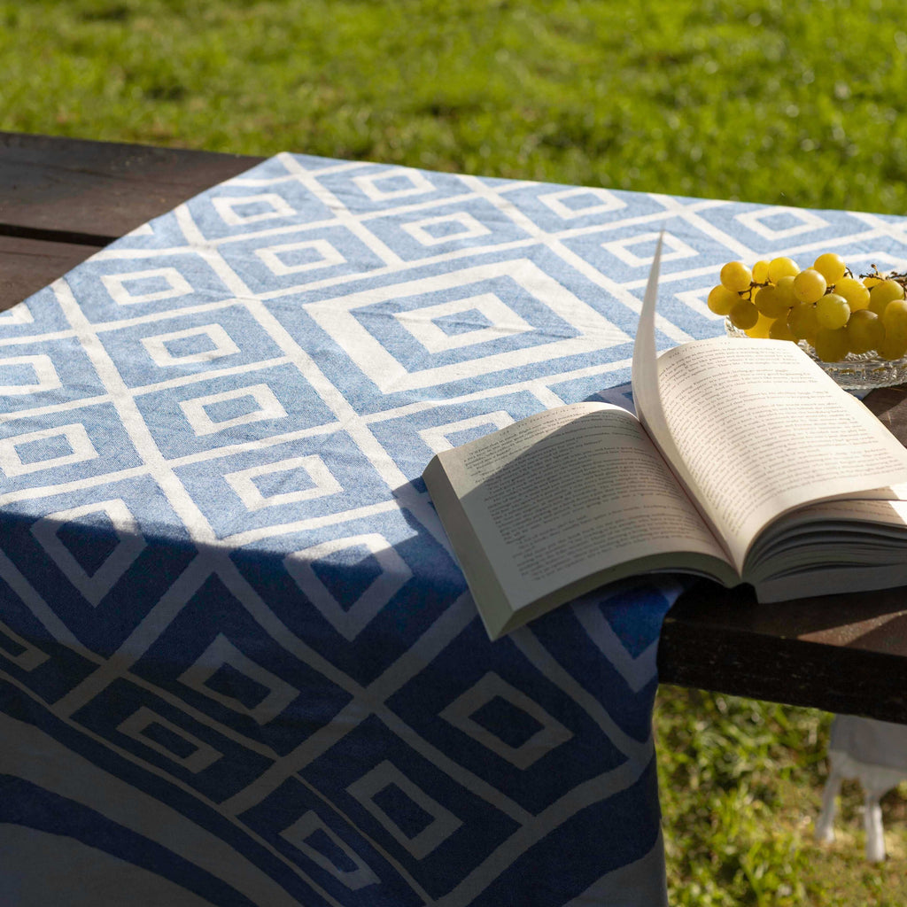 Turkish towels Canada | Set in blue and white