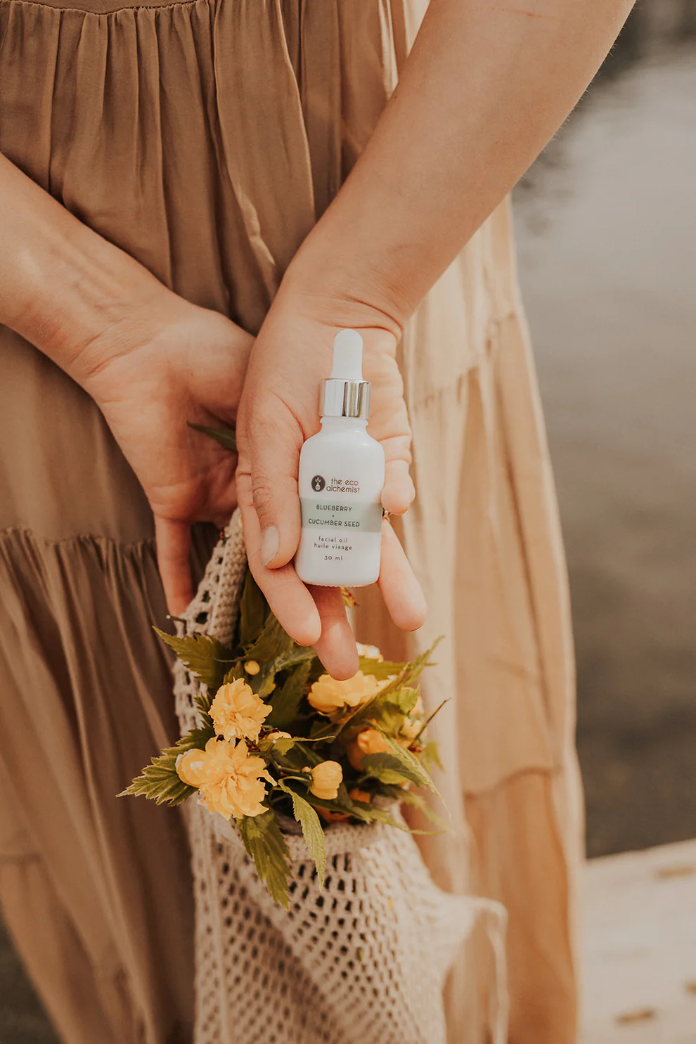 Huile visage antioxydante aux myrtilles et aux graines de concombre