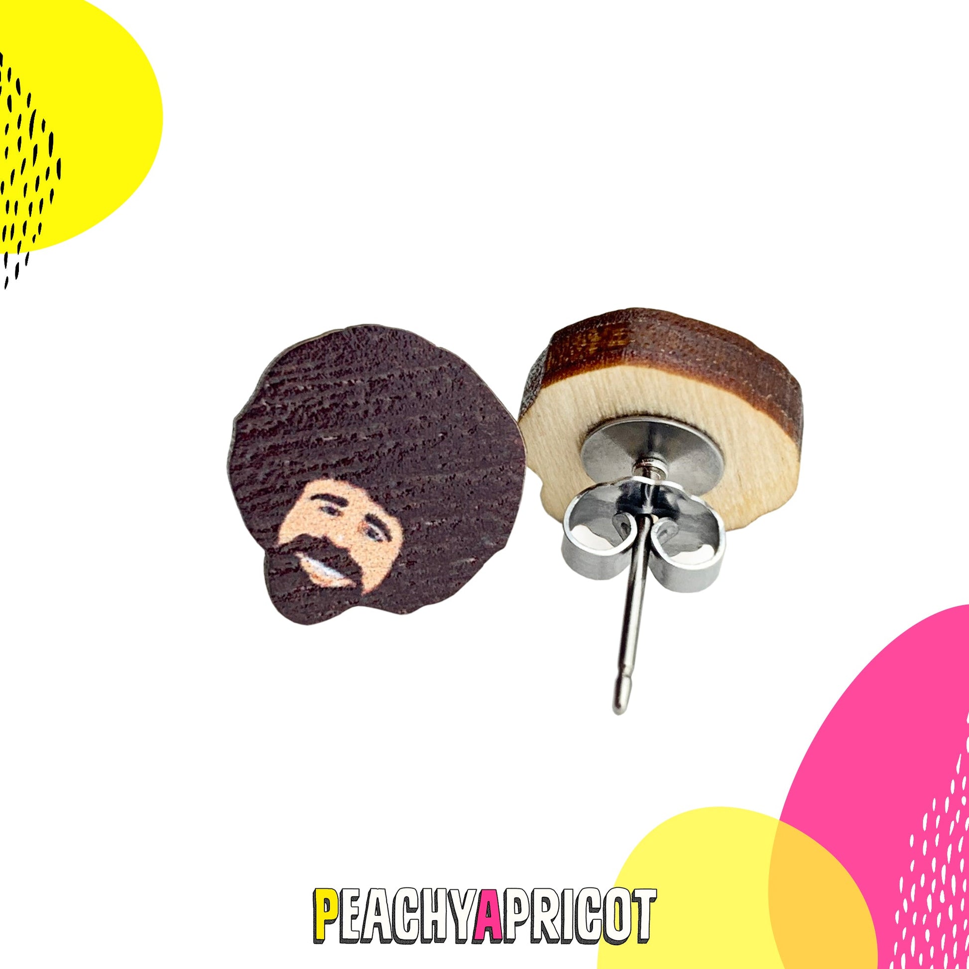 Boucles d'oreilles Bob Ross