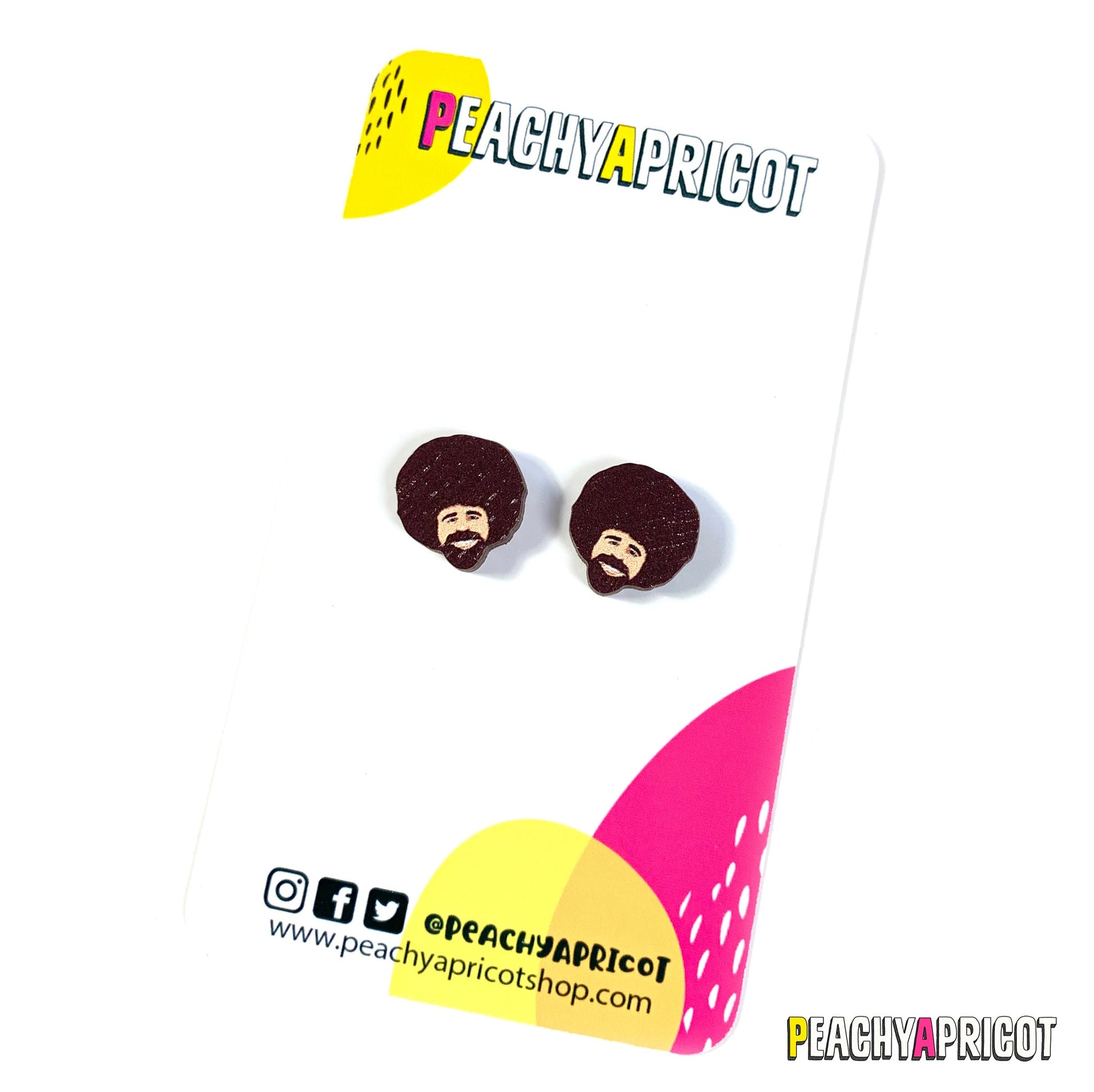 Boucles d'oreilles Bob Ross