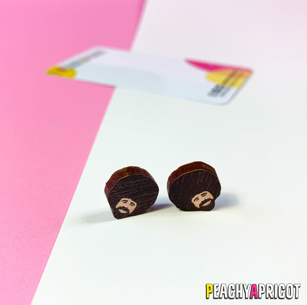 Boucles d'oreilles Bob Ross