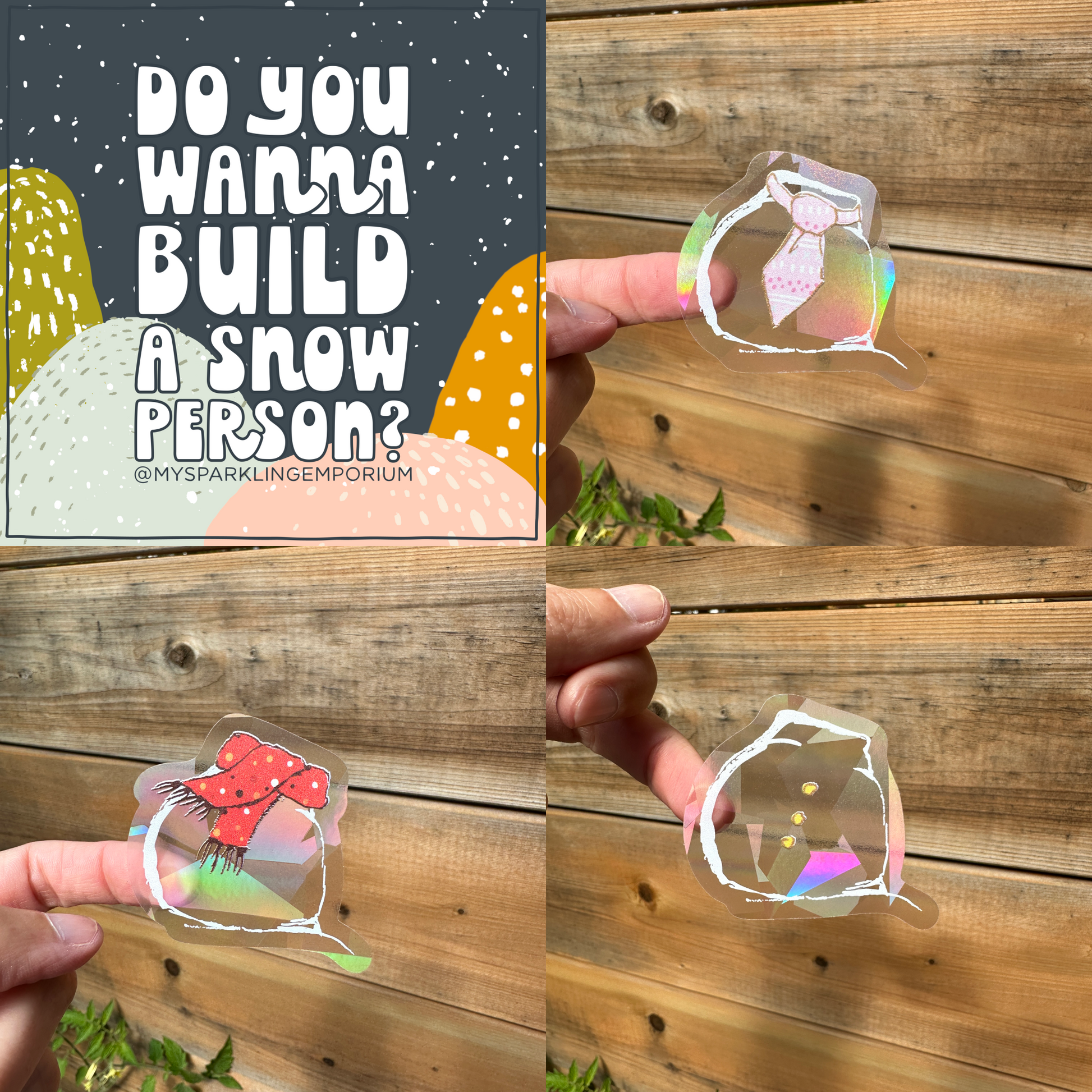 Sticker Set: Mystery Snowperson Kit