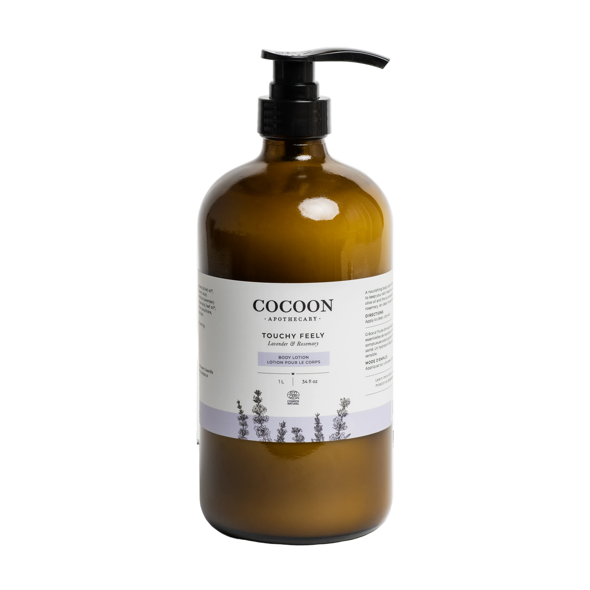 Lotion corporelle agréable au toucher 