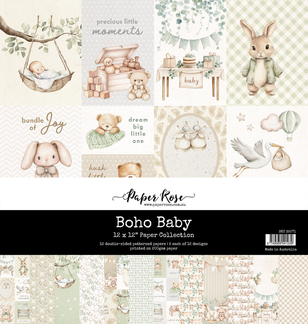 Boho Baby 12x12 Paper Collection 35071