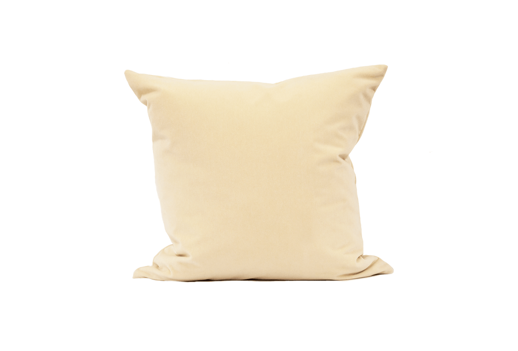 Housse de coussin en velours Brie