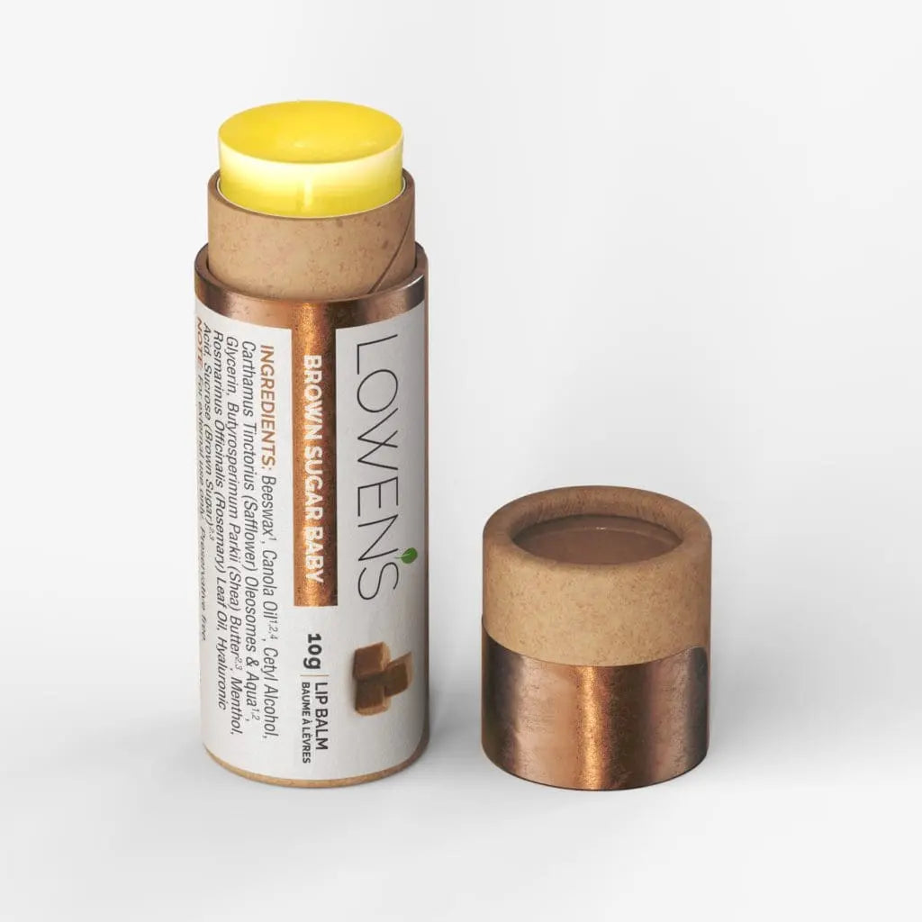 Baume à lèvres pour bébé au sucre brun