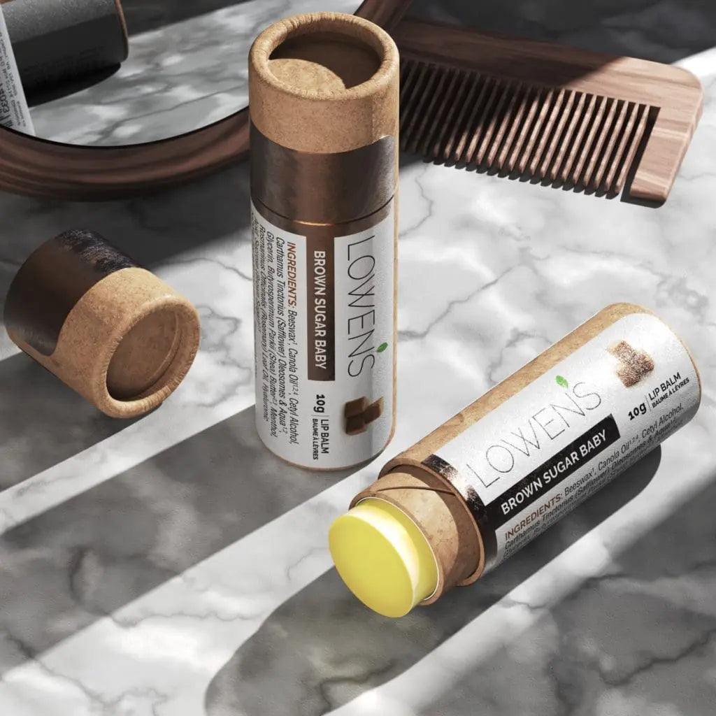 Baume à lèvres pour bébé au sucre brun