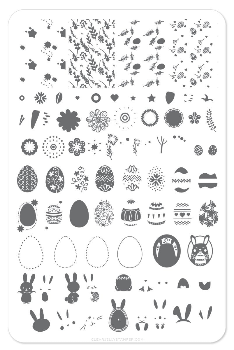 Clear Jelly Stamper - Bunny Kinz