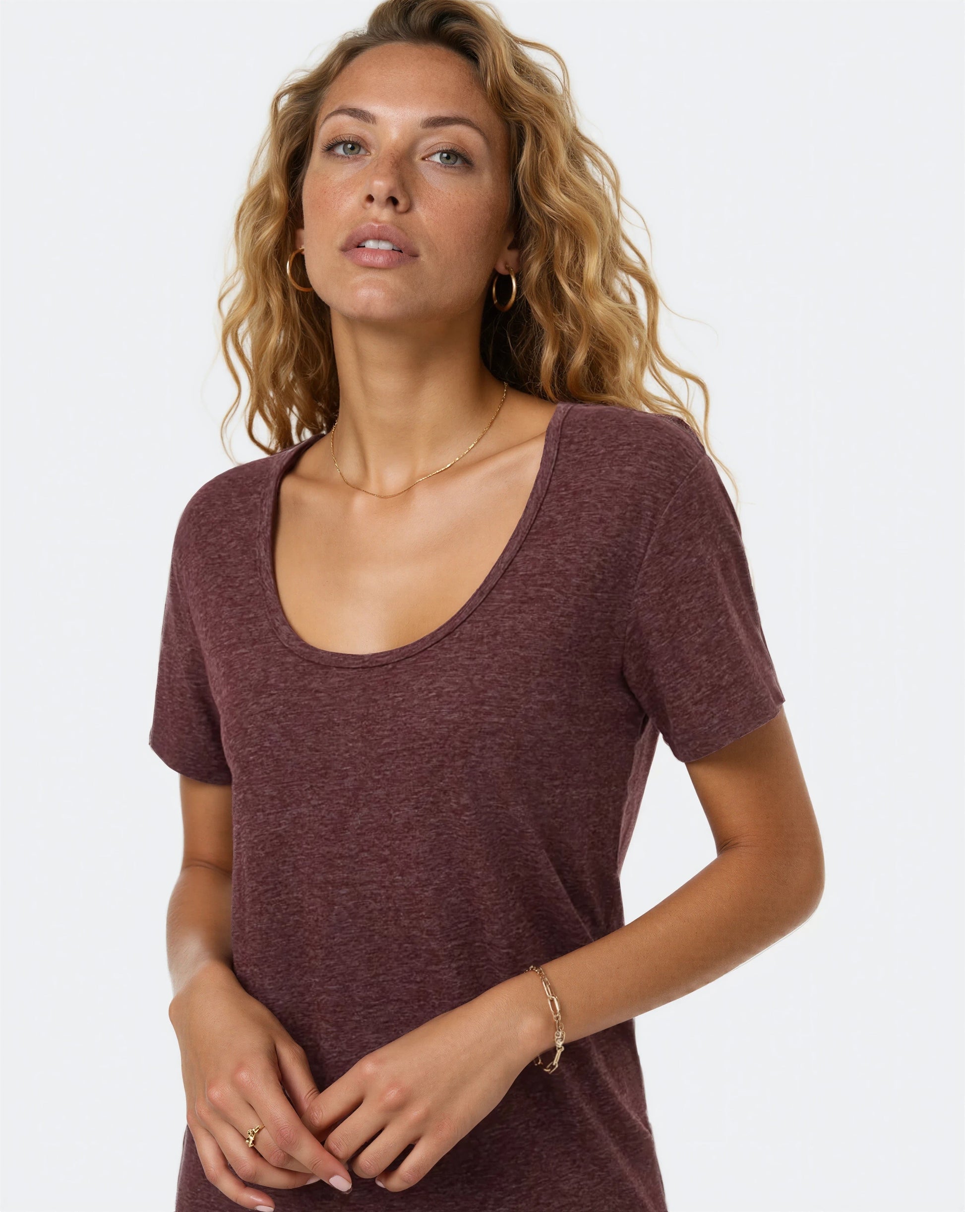 Hemp Scoop Neck T-Shirt