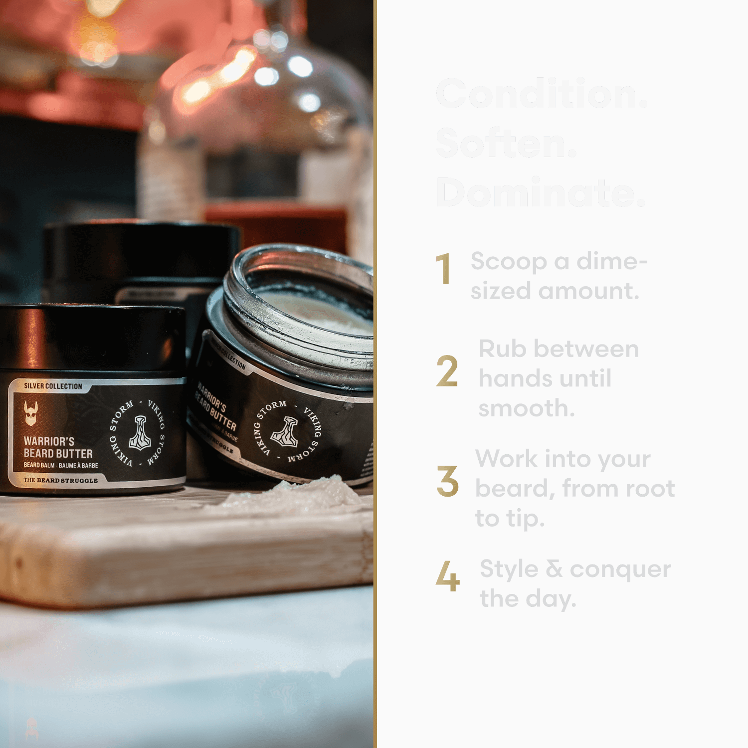Warrior's Beard Butter - All Natural Care for Your Beard