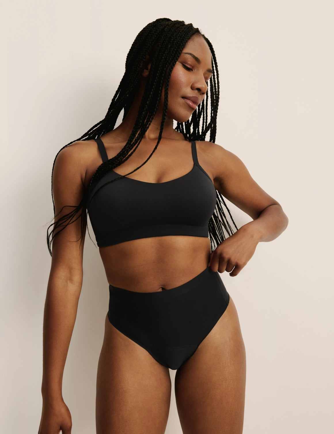 Light Leakproof No-Show High Rise Thong