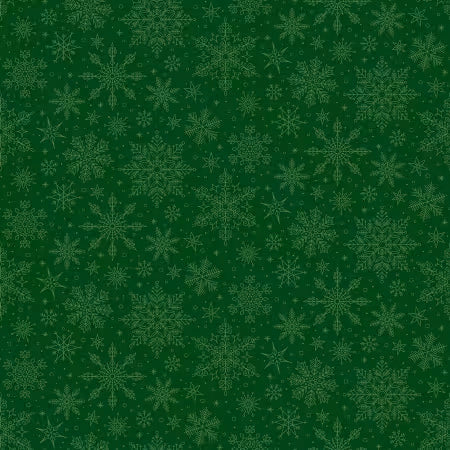 Poinsettias at Christmas - Riley Blake Designs - Green - C17635R-GREEN