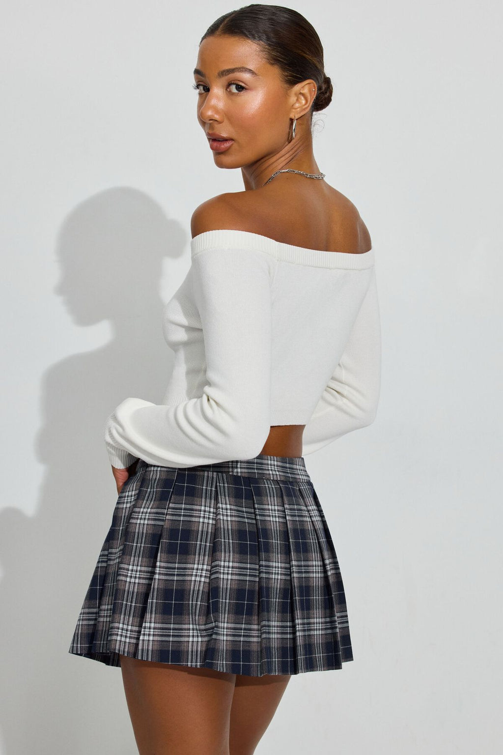 Nicole Pleated Micro Skort