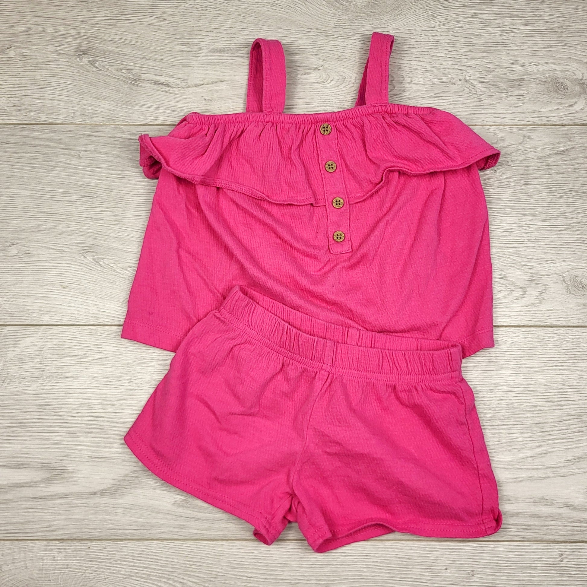 RUBH1 - Ensemble Carters rose 2 pièces. Taille 2T