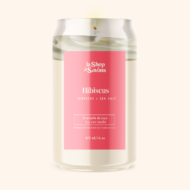 16 oz Soy Candle - Marine Hibiscus