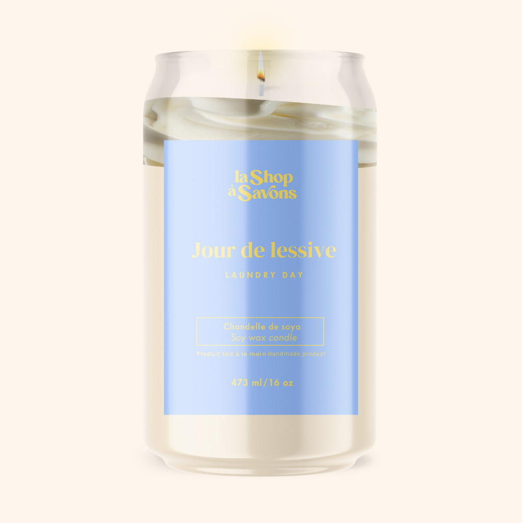 16 oz Soy Candle - Laundry Day
