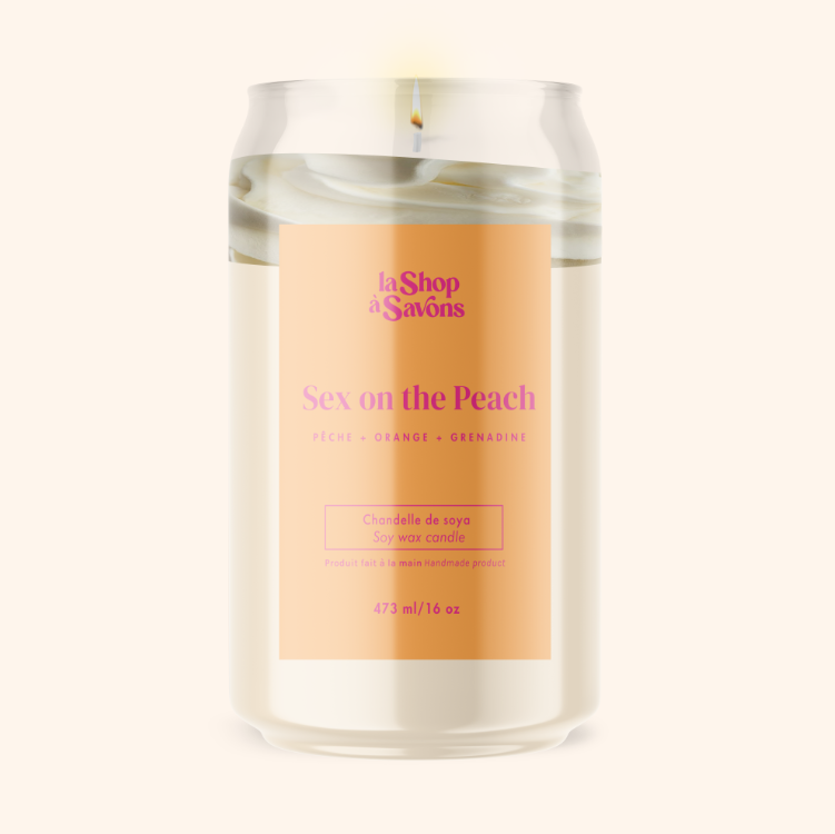 Soy Candle 16 oz - Sex on the Peach