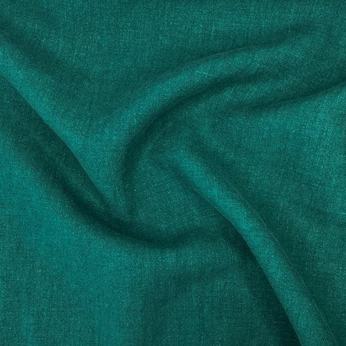 Lin du Caire - Vert émeraude, 1/4 yard